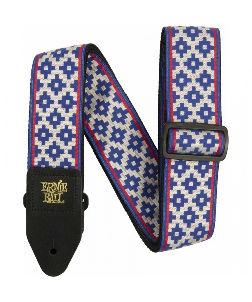 ERNIE BALL 5336 BLUE CRUX JACQUARD STRAP