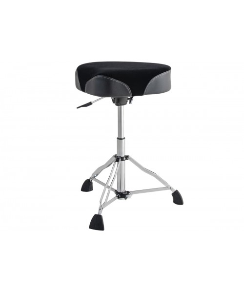 DIXON PSN-12hm - Hydraulic seat - Black / gray fabric saddle sitting - Double leg