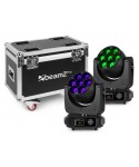 Beamz MHL740 MOV HEAD ZOOM 7x40W 2pcs FC