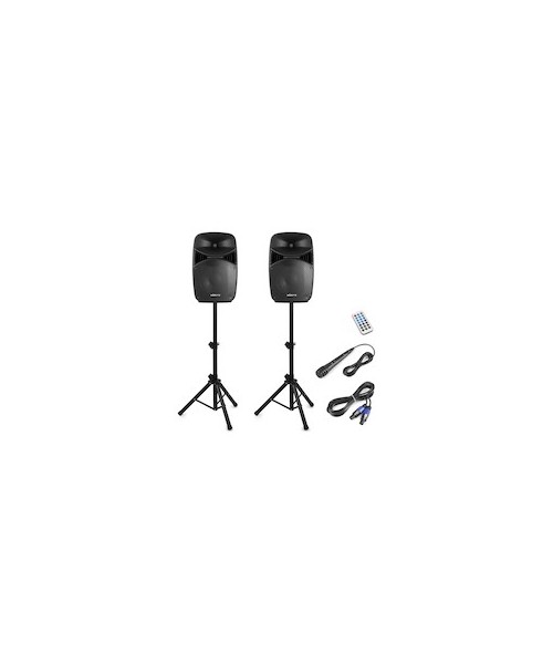 VONYX VPS122A ACTSPEAKSET12LED & STANDS