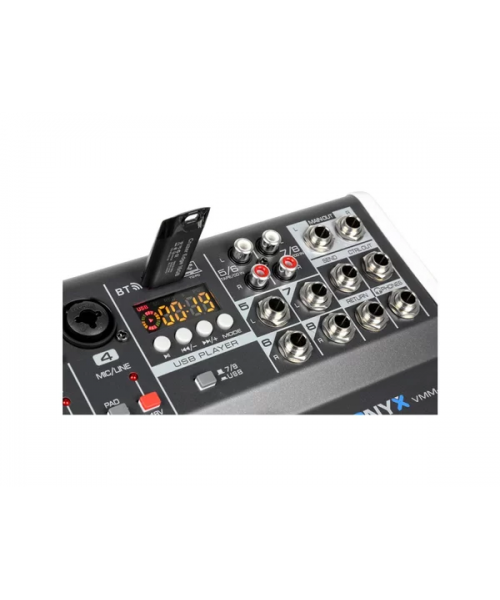 vonyx vmm-K802 MUSMIX 8CH / BT / ECHO / USB REC