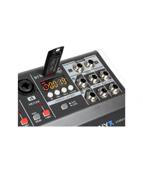 vonyx vmm-K602 MUSMIX 6CH / BT / ECHO / USB REC