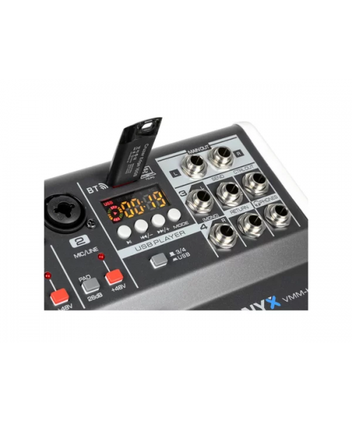 vonyx vmm-K402 MUSMIX 4CH / BT / ECHO / USB REC