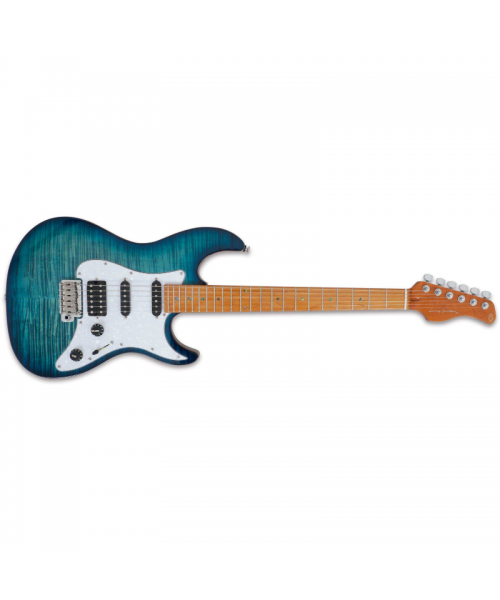 Sire guitars s7 fm tbl trans blue