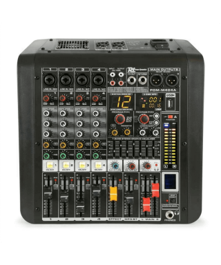 power dynamics pdm-m404a music mix 4ch.16dsp/bt/mp