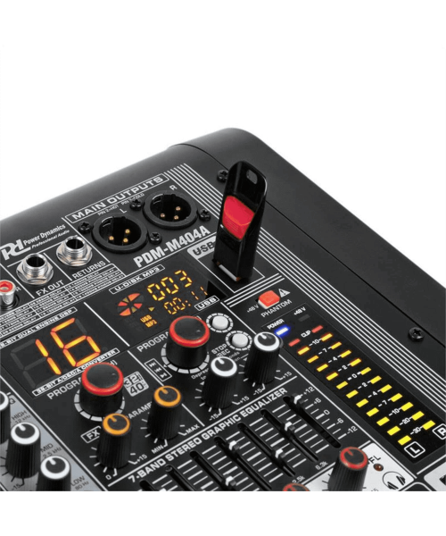 Power Dynamics PDM-M404A Music Mix 4ch.16DSP / BT / MP