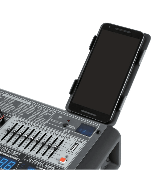 power dynamics pdm-s604 stage mixer 6ch dsp/mp3