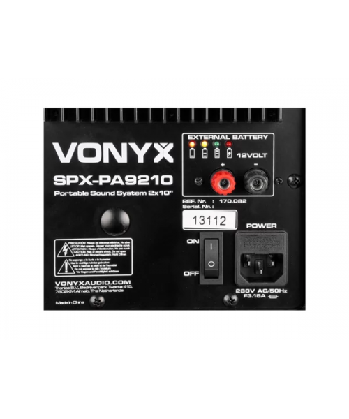 vonyx spx-pa9210 port.sound syst. 2uhf