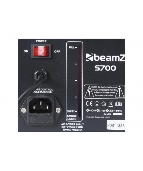 beamz S700 Smokemachine incl 500ml Fluid