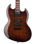 LTD LTD VIPER-256 - DARK BROWN SUNBURST