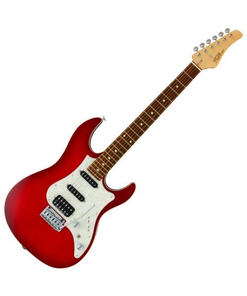 FGN Odyssey JOS2FMG / TRT - Transparent Red Burst - c / bag