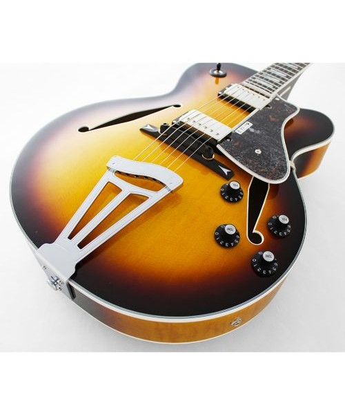 FGN Masterfield Full Acoustic MFA-Hh / jb - Jazz burst - c / carton