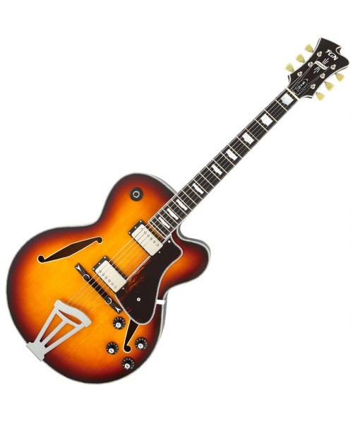 FGN Masterfield Full Acoustic MFA-Hh / jb - Jazz burst - c / carton