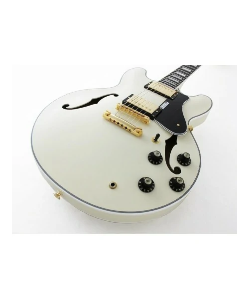 FGN Masterfield Semi Acoustic MSA-HP-C/AWHQ - Antique White - c/astuccio