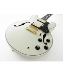 FGN Masterfield Semi Acoustic MSA-HP-C/AWHQ - Antique White - c/astuccio