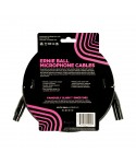 Ernie Ball 6388 Black PVC Microphone Cable 6 m