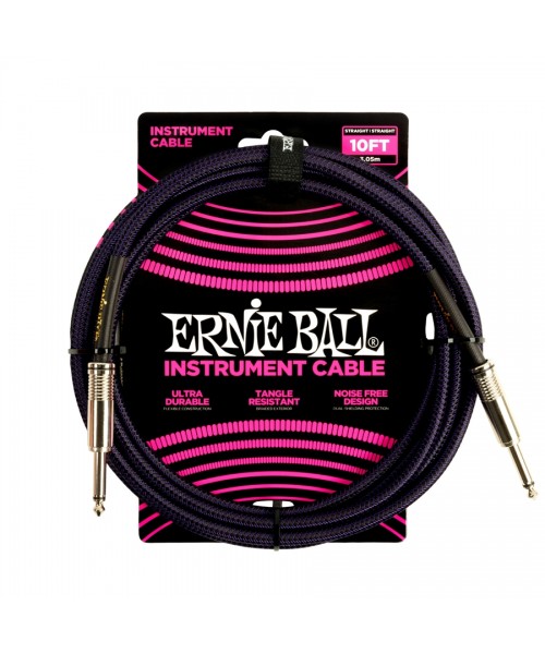 Ernie ball 6393 braided straight straight 3m