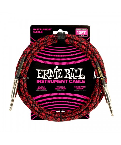 Ernie ball 6394 braided straight straight 3m