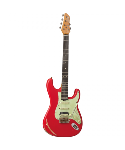 Eko Aire Relic Fiesta Red - Electric guitar | Piazzo