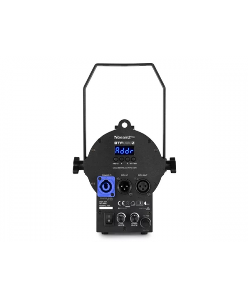 Beamz btf050z mini fresnel zom 50w ww+50w cw white led dmx 