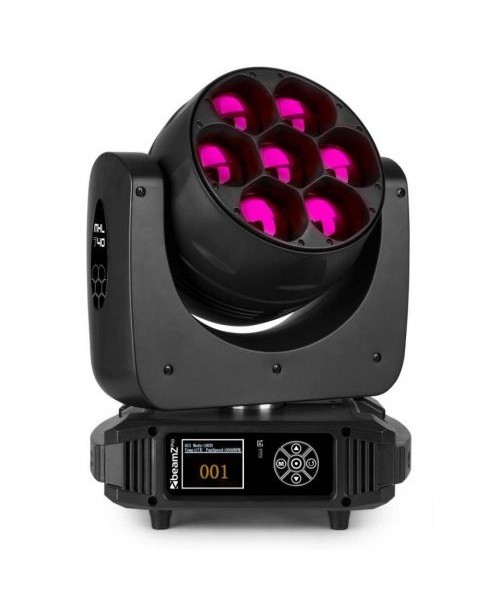 Beamz MHL740 MOV HEAD ZOOM 7x40W 2pcs FC