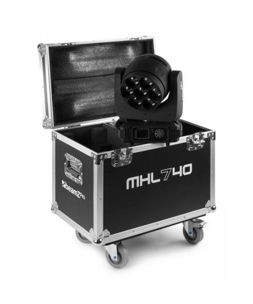 Beamz MHL740 MOV HEAD ZOOM 7x40W 2pcs FC