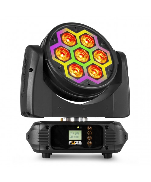 Beamz fuze712 wash moving head with smd led effect