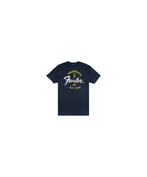 FENDER FENDER Lifestyle Baja Blue T-Blue XL Shirt 9190117606