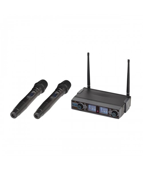 SOUNDSATION RADIOMIC. DIGITALE DOPPIO UHF SOUNDSATION WF-D290HH MKII 2 TX A MANO 823-832MHZ