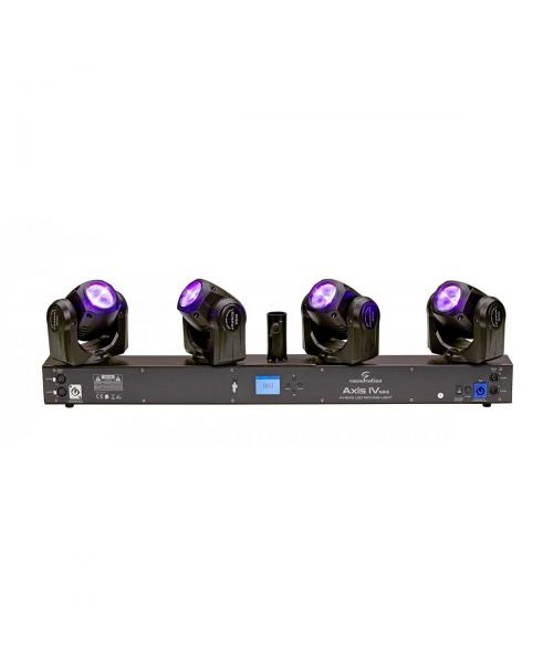 SOUNDSATION Bar 4 Mobile heads Beam SOUNDSATION Axis IV MKII 4X32W RGBW 4in1
