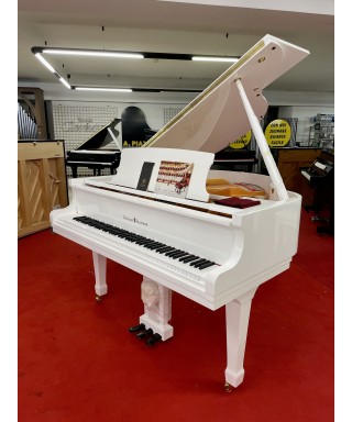 Half-tail piano SCHULZE POLLMANN MoD. SU148H glossy white