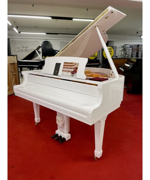 Half-tail piano SCHULZE POLLMANN MoD. SU148H glossy white