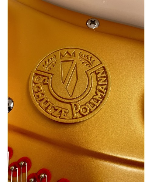 PIANOFORTE A MEZZA CODA SCHULZE POLLMANN MOD. SU148H BIANCO LUCIDO