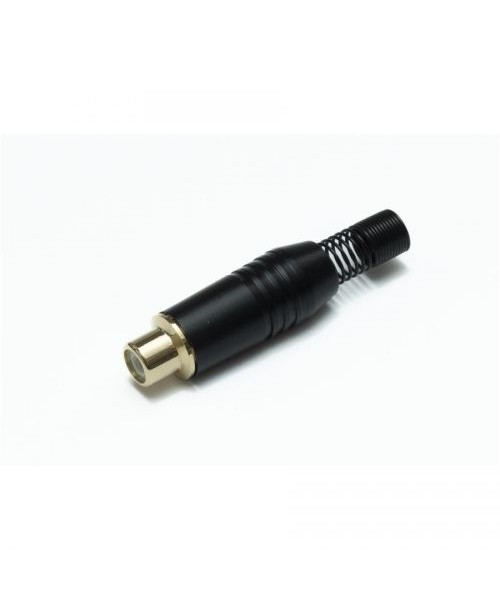 Quik lok f362bk female rca connector