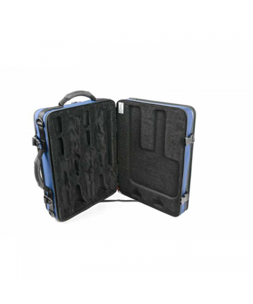 BAM 3028SM CUSTODIA TREKKING" PER  2 CLARINETTI (SIB LA)  - BLUE"