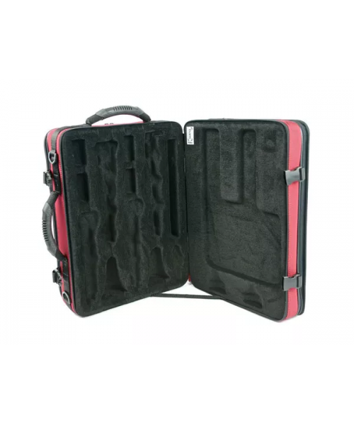 BAM 3028SH CUSTODIA TREKKING" PER  2 CLARINETTI (SIB LA)  - RED"