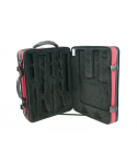 BAM 3028SH CUSTODIA TREKKING" PER  2 CLARINETTI (SIB LA)  - RED"