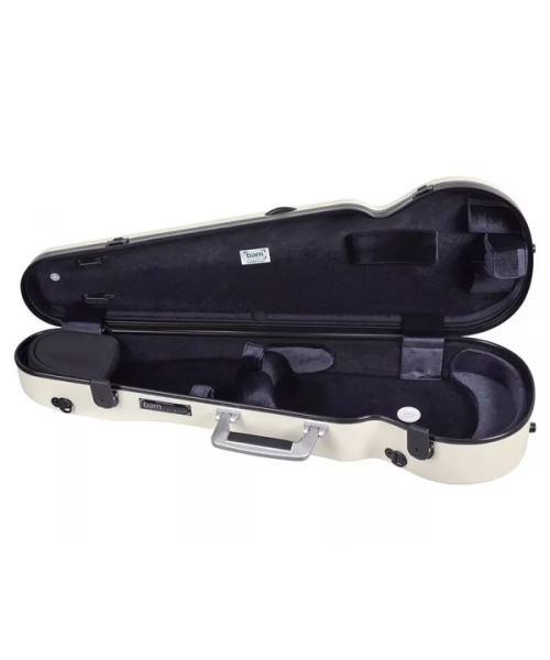 BAM SUP2002XLWN CUSTODIA HIGHTECH" SUPREME ICE CONTOURED IN POLICARBONATO PER VIOLINO - WHITE - BLACK VERSION"