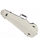 BAM SUP2002XLWN CUSTODIA HIGHTECH" SUPREME ICE CONTOURED IN POLICARBONATO PER VIOLINO - WHITE - BLACK VERSION"