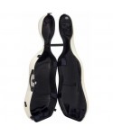 BAM SUP1005XLWN CUSTODIA HIGHTECH" SUPREME ICE IN POLICARBONATO PER VIOLONCELLO - WHITE - BLACK VERSION"