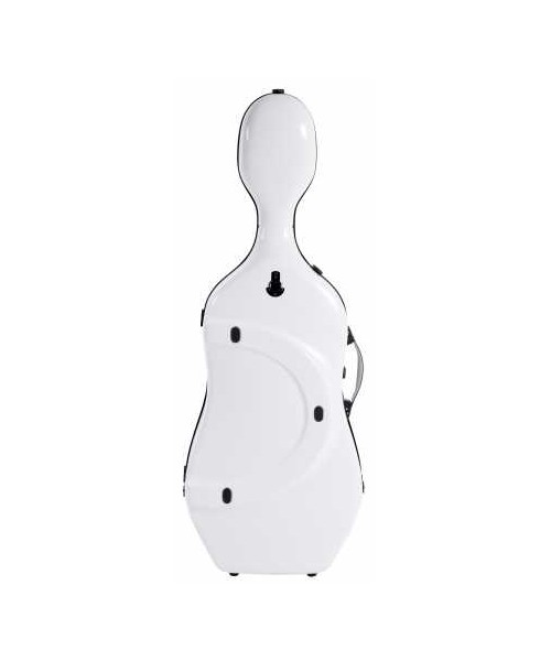 BAM SUP1005XLWN CUSTODIA HIGHTECH" SUPREME ICE IN POLICARBONATO PER VIOLONCELLO - WHITE - BLACK VERSION"