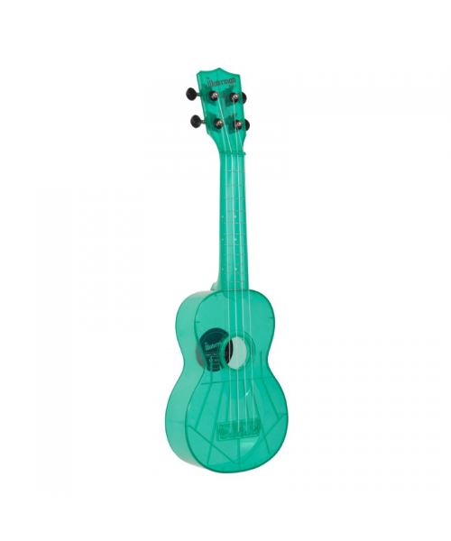 Kala ka-SWF-Bl - Ukulele soprano waterman - Fluorescent Blue Raspberry - c / bag