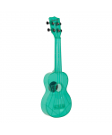 Kala KA-SWF-BL - Ukulele soprano Waterman - Fluorescent Blue Raspberry - c/borsa
