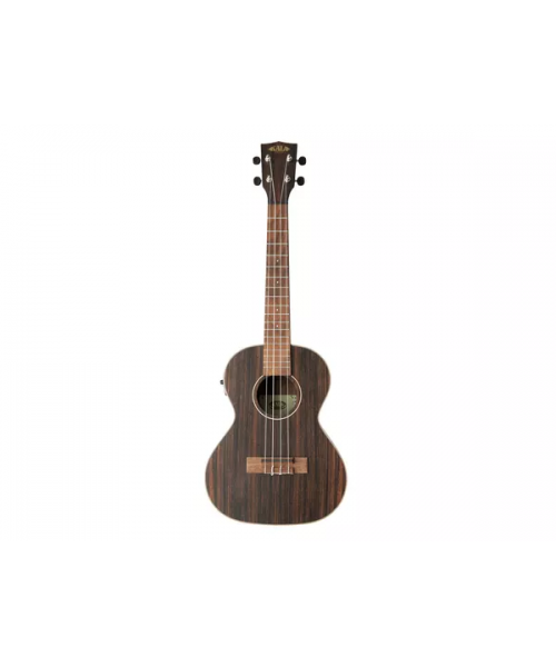 KALA Ka-Eby-You - Ukulele Tenor Striped Ebony Electrified - C / bag