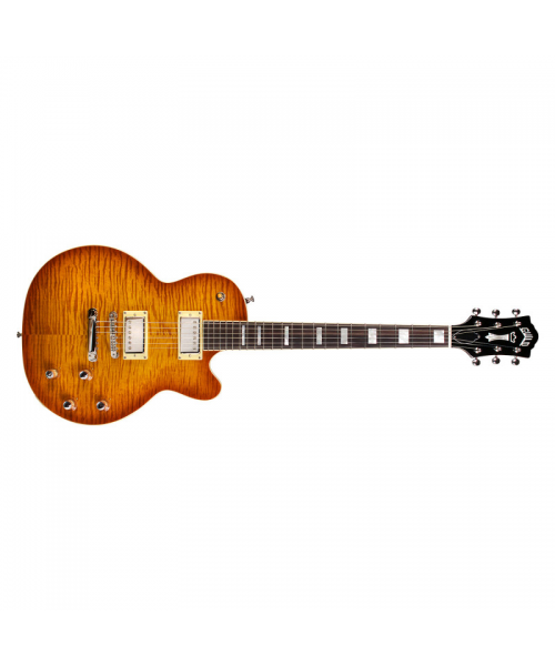 Guild bluesbird flame top ice tea burst