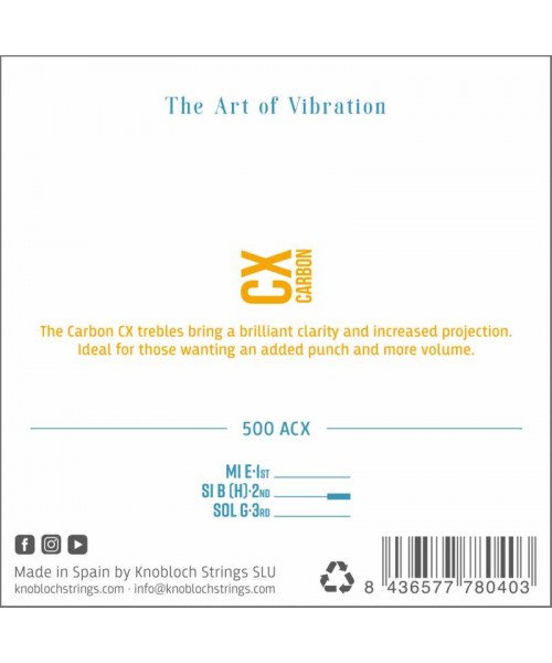 KNOBLOCH Actives CX Carbon Treble High 500ACX