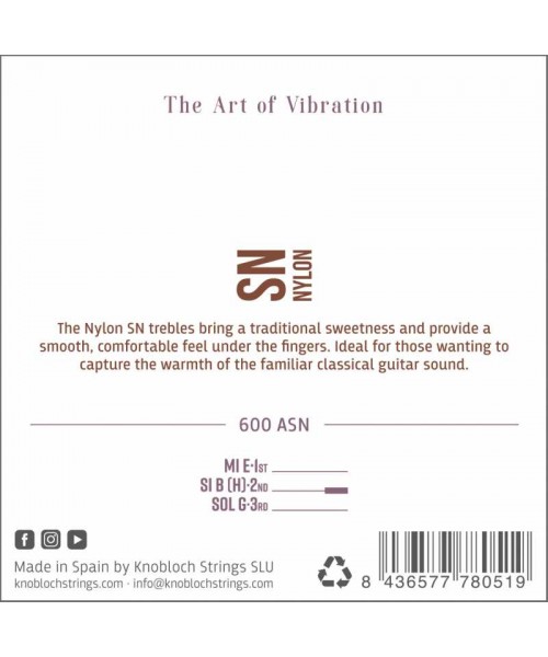 KNOBLOCH Actives sn treble super-High 600ASN