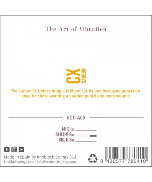 KNOBLOCH ACTIVES CX CARBON TREBLE SUPER-HIGH 600ACX