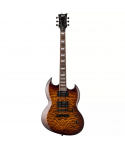 LTD LTD VIPER-256 - DARK BROWN SUNBURST