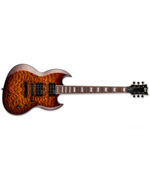 LTD LTD VIPER-256 - DARK BROWN SUNBURST